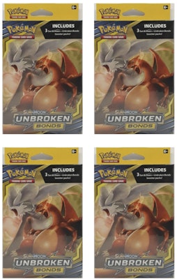 Kotak Hanger Lot 4x Pokémon TCG Sun & Moon Unbroken Bonds Buy Kotak Hanger Lot 4x Pokémon TCG Sun & Moon Unbroken Bonds