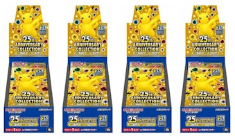 Pokémon TCG Sword & Shield 25th Anniversary Collection Booster Box (Promo Packs Not Included) (Japanese) 4x Lot Pokémon TCG Sword & Shield 25th Anniversary Collection Booster Box (Promo Packs Not Included) (Japanese) 4x Lot