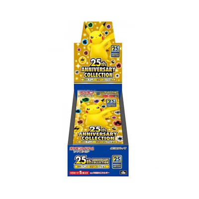Poké TCG S&S 25th Anniversary Collection Booster Box (Promo Packs Not Included) (JP)