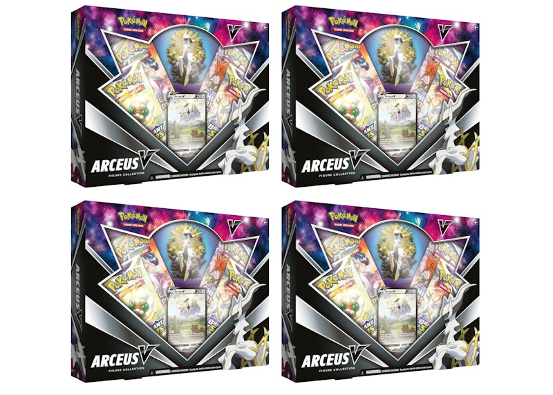 Buy 포켓몬 TCG 소드 & 실드 아르카스 V 피규어 컬렉션 박스 4개 세트 

