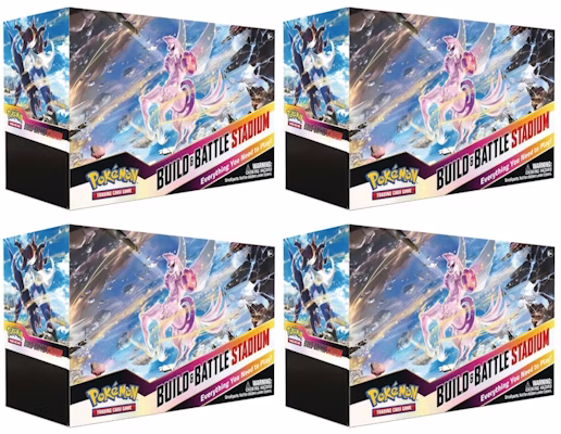 Pokémon TCG Sword & Shield Astral Radiance Build & Battle Stadion 4x Lot Buy Pokémon TCG Sword & Shield Astral Radiance Build & Battle Stadion 4x Lot