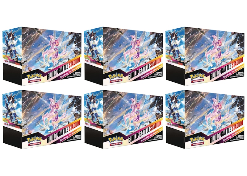 Pokémon TCG Sword & Shield Astral Radiance Build & Battle Stadium 6x Lot