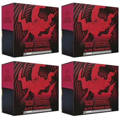 Pokémon TCG Sword & Shield Astral Radiance Elite Trainer Box 4x Lot Buy Pokémon TCG Sword & Shield Astral Radiance Elite Trainer Box 4x Lot