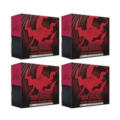Poké TCG S&S Astral Radiance Elite Trainer Box 4x Lot