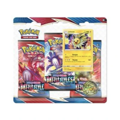 Poké TCG S&S Battle Styles 3 Pack Blister Jolteon