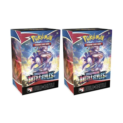Pokémon TCG Sword & Shield Battle Styles Build & Battle Box 2x Lot