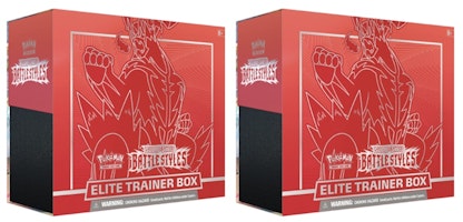 Pokémon TCG Sword & Shield Battle Styles Elite Trainer Box Single Strike 2x Lot Pokémon TCG Sword & Shield Battle Styles Elite Trainer Box Single Strike 2x Lot