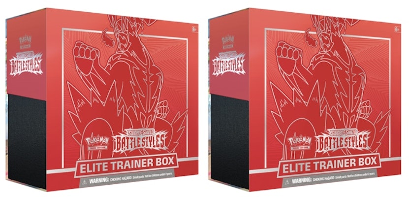 Pokémon TCG Sword & Shield Battle Styles Elite Trainer Box Single Strike 2x Set Buy Pokémon TCG Sword & Shield Battle Styles Elite Trainer Box Single Strike 2x Set