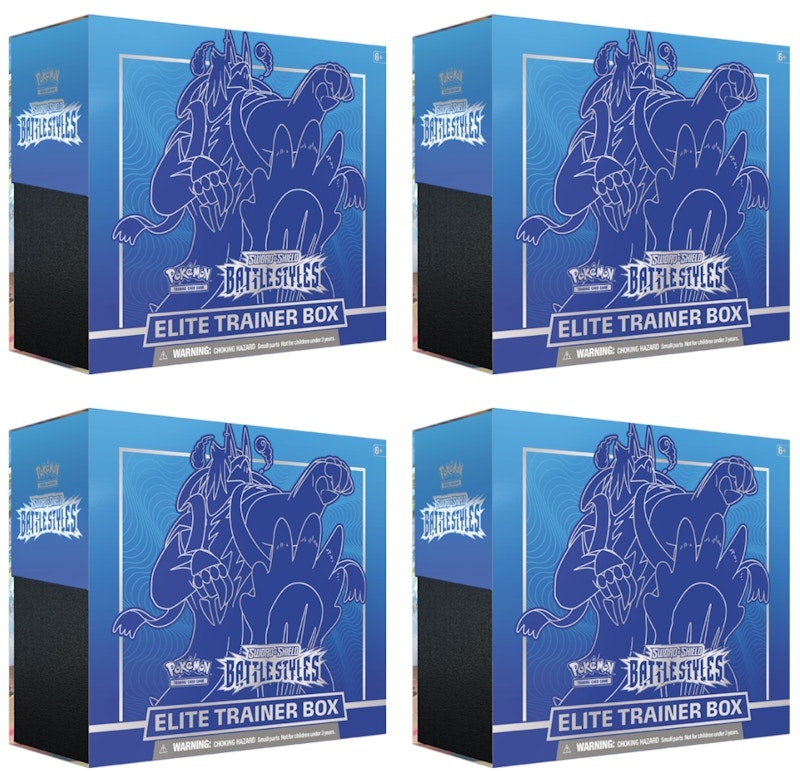 pokemon-tcg-sword-and-shield-battle-styles-elite-trainer-box-rapid-strike-4x-lot