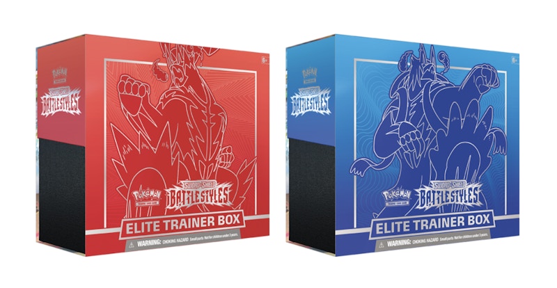 Buy Caja Entrenadora Élite Pokémon TCG Battle Styles Golpe Brusco/Rápido Bundle
