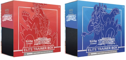 Pokémon TCG Sword & Shield Battle Styles Elite Trainer Box Single Strike/Rapid Strike Bundle Pokémon TCG Sword & Shield Battle Styles Elite Trainer Box Single Strike/Rapid Strike Bundle
