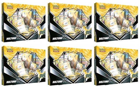 Kotak Pokémon TCG Sword & Shield Boltund V 6x Lot Buy Kotak Pokémon TCG Sword & Shield Boltund V 6x Lot
