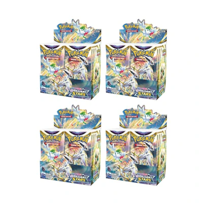 Poké TCG S&S Brilliant Stars Booster Box 4x Lot