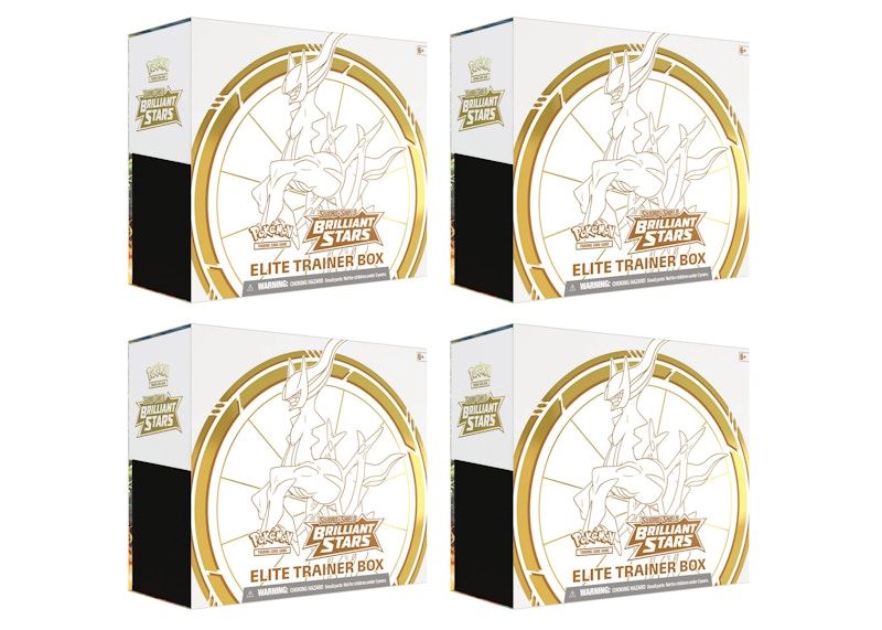 Buy 寶可夢卡牌遊戲 劍與盾 晶燦明星 精英訓練家禮盒 四盒組
