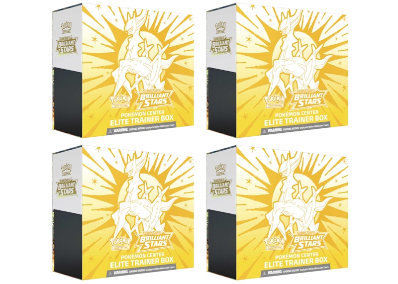 Buy Caja Entrenadora Élite Pokémon TCG Sword & Shield Brilliant Stars 4x Lote