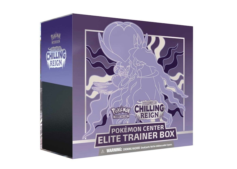 Pokémon TCG Sword & Shield Chilling Reign (Pokémon Center Exclusive) Elite Trainer Box (Shadow Rider Calyrex)