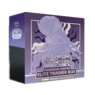 Poké TCG S&S Chilling Reign (Pokémon Center Exclusive) Elite Trainer Box (Shadow Rider Calyrex)