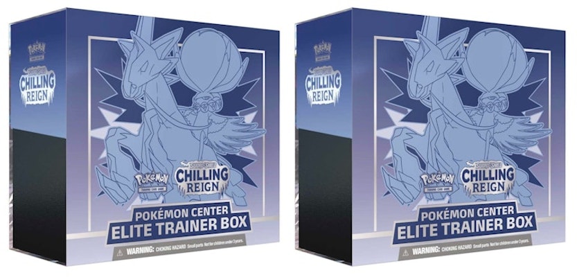Caja de Entrenador Élite Pokémon TCG Chilling Reign (Exclusiva Centro Pokémon) x2 Buy Caja de Entrenador Élite Pokémon TCG Chilling Reign (Exclusiva Centro Pokémon) x2