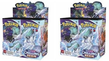 Pokémon TCG Sword & Shield Chilling Reign Booster Box 2x Lot Pokémon TCG Sword & Shield Chilling Reign Booster Box 2x Lot