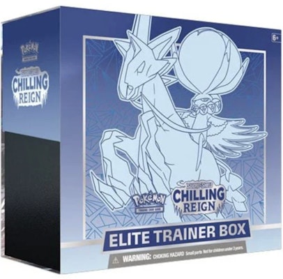 Pokémon TCG Sword & Shield Chilling Reign Elite Trainer Box (Ice Rider Calyrex) Buy Pokémon TCG Sword & Shield Chilling Reign Elite Trainer Box (Ice Rider Calyrex)