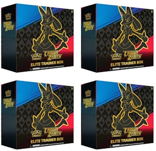 精灵宝可梦剑盾系列王冠天顶精英训练家盒4盒装 Buy 精灵宝可梦剑盾系列王冠天顶精英训练家盒4盒装