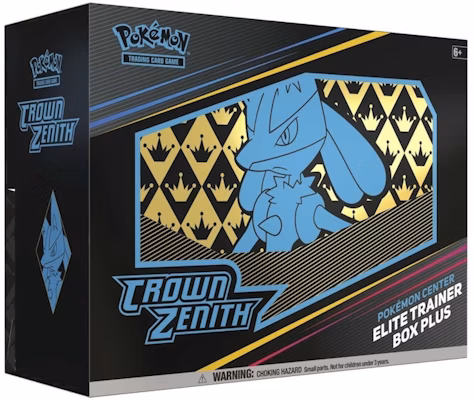 Pokémon TCG Sword & Shield Crown Zenith Pokémon Center Elite Trainer Box Plus Buy Pokémon TCG Sword & Shield Crown Zenith Pokémon Center Elite Trainer Box Plus