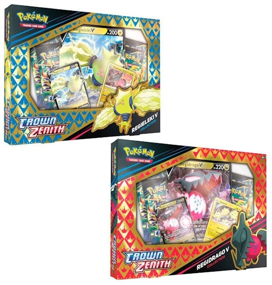 pokemon-tcg-sword-and-shield-crown-zenith-regieleki-v-and-regidrago-v-collection-box-2x-bundle