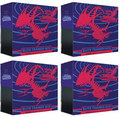 Kotak Pelatih Elit Pokémon TCG Sword & Shield Darkness Ablaze 4x Lot Buy Kotak Pelatih Elit Pokémon TCG Sword & Shield Darkness Ablaze 4x Lot