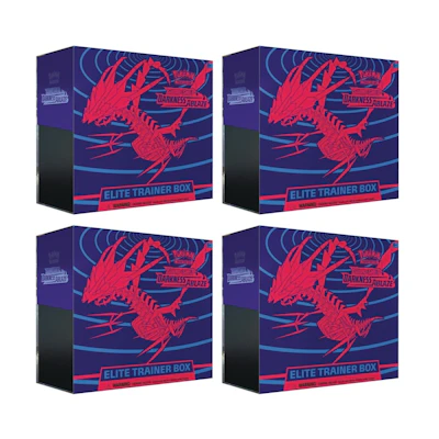 Poké TCG S&S Darkness Ablaze Elite Trainer Box 4x Lot