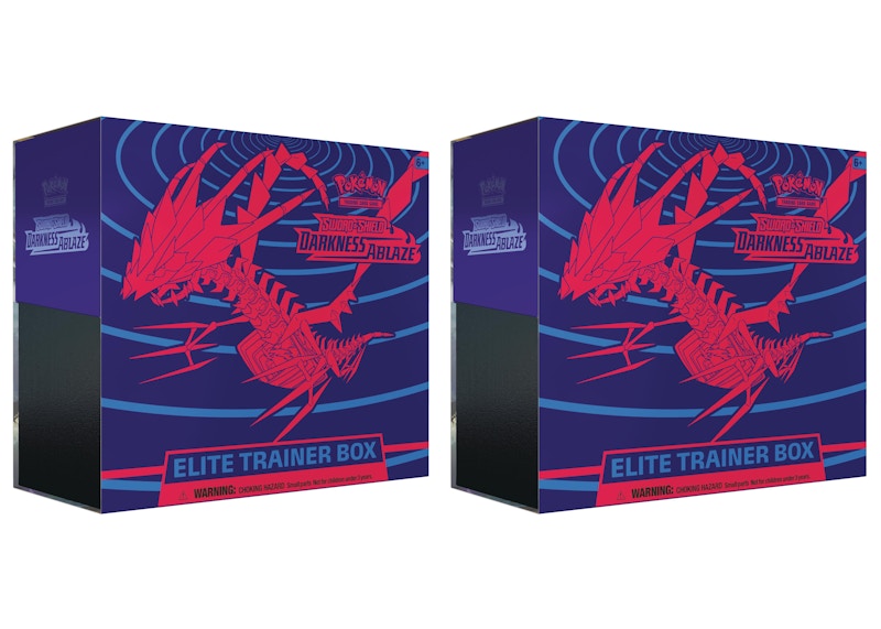 Pokémon TCG Sword & Shield Darkness Ablaze Elite Trainer Box 2x Lot
