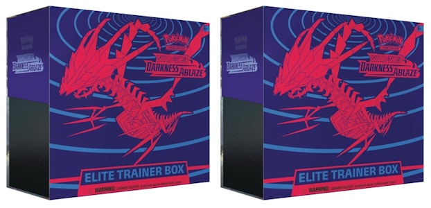 宝可梦集换卡游戏 剑与盾 黑暗烈焰 精英训练家盒 2倍组 Buy 宝可梦集换卡游戏 剑与盾 黑暗烈焰 精英训练家盒 2倍组