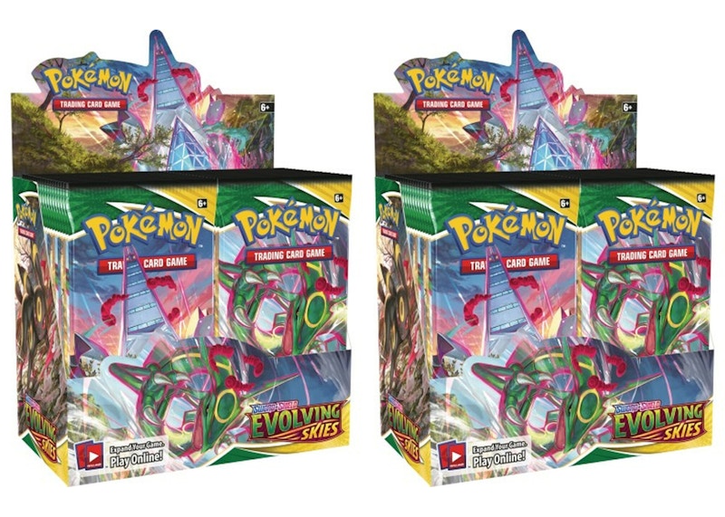 Buy Caja Booster Doble Pokémon TCG Espada y Escudo Cielos Evolutivos.