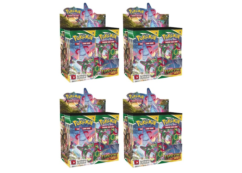 Buy Kotak Booster Pokémon TCG Sword & Shield Evolving Skies 4x Lot
