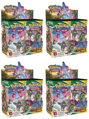Kotak Booster Pokémon TCG Sword & Shield Evolving Skies 4x Lot Buy Kotak Booster Pokémon TCG Sword & Shield Evolving Skies 4x Lot