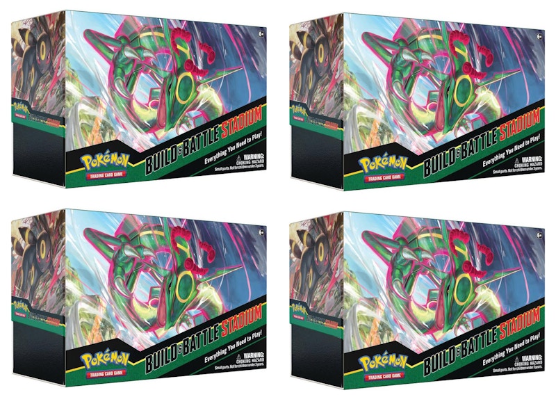 Buy Pokémon TCG Sword & Shield Evolving Skies Build & Battle Stadium 4x Lot