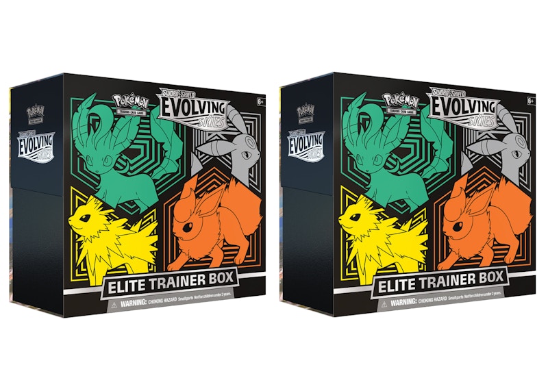 Buy Caja de Entrenador Élite Pokémon TCG Espada y Escudo Cielos Evolutivos (Lote 2x)