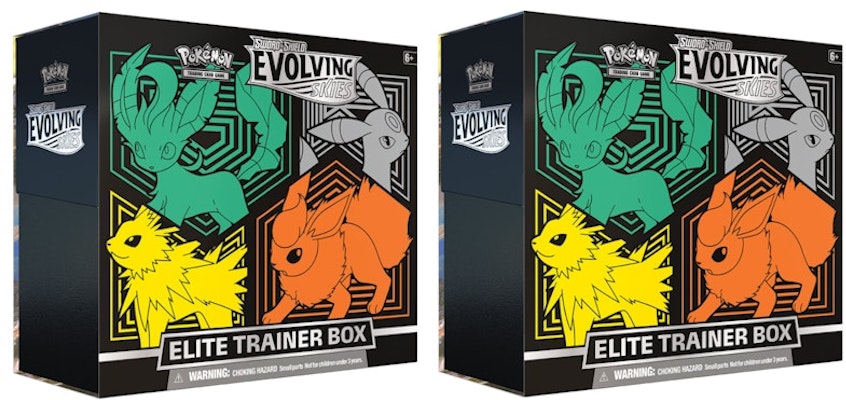 Caja de Entrenador Élite Pokémon TCG Espada y Escudo Cielos Evolutivos (Lote 2x) Buy Caja de Entrenador Élite Pokémon TCG Espada y Escudo Cielos Evolutivos (Lote 2x)