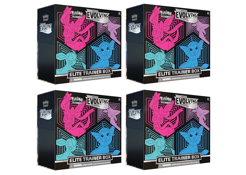 Buy Caja Élite Entrenador Pokémon TCG Cielos Evolutivos Glaceon/Vaporeon/Sylveon/Espeon 4x