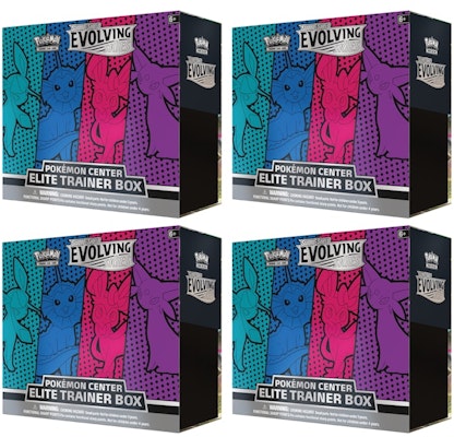 寶可夢卡牌遊戲 劍與盾 進化中的天空 寶可夢中心 精英訓練家盒 (冰伊布/水伊布/仙子伊布/太陽伊布) 四件套 Buy 寶可夢卡牌遊戲 劍與盾 進化中的天空 寶可夢中心 精英訓練家盒 (冰伊布/水伊布/仙子伊布/太陽伊布) 四件套