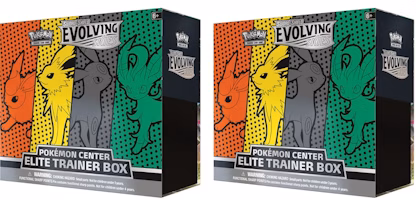 Pokémon TCG Sword & Shield Evolving Skies Pokémon Center Elite Trainer Box (Flareon/Jolteon/Umbreon/Leafeon) 2x Lot Pokémon TCG Sword & Shield Evolving Skies Pokémon Center Elite Trainer Box (Flareon/Jolteon/Umbreon/Leafeon) 2x Lot