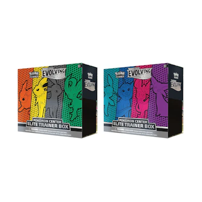 Poké TCG S&S Evolving Skies Pokémon Center Elite Trainer Box 2x Bundle