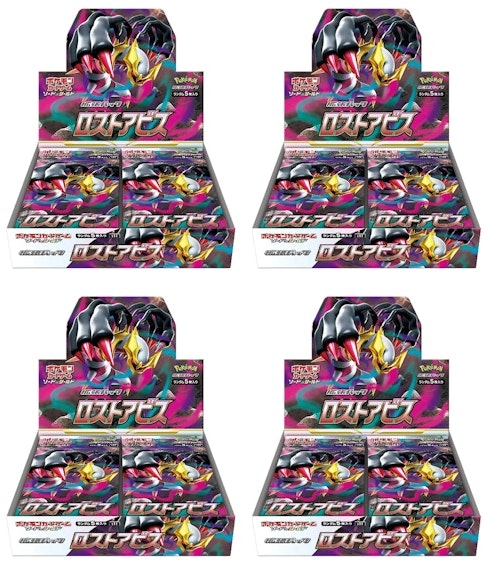 pokemon-tcg-sword-and-shield-expansion-pack-lost-abyss-booster-box-japanese-4x-lot