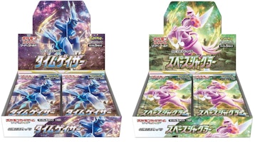 Pokémon TCG Sword & Shield Expansion Pack S10D Time Gazer/S10P Space Juggler Booster Box (Japanese) 2x Bundle Pokémon TCG Sword & Shield Expansion Pack S10D Time Gazer/S10P Space Juggler Booster Box (Japanese) 2x Bundle