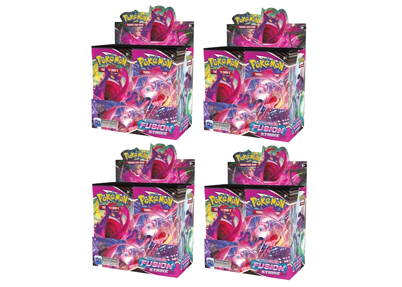 Pokémon TCG Sword & Shield Fusion Strike Booster Box 4x Lot
