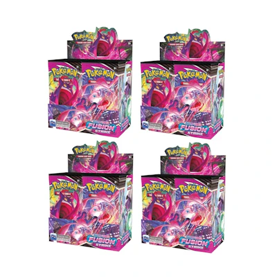 Poké TCG S&S Fusion Strike Booster Box 4x Lot