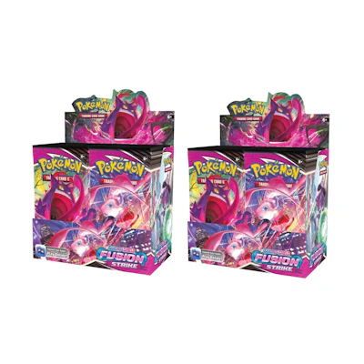 Poké TCG S&S Fusion Strike Booster Box 2x Lot