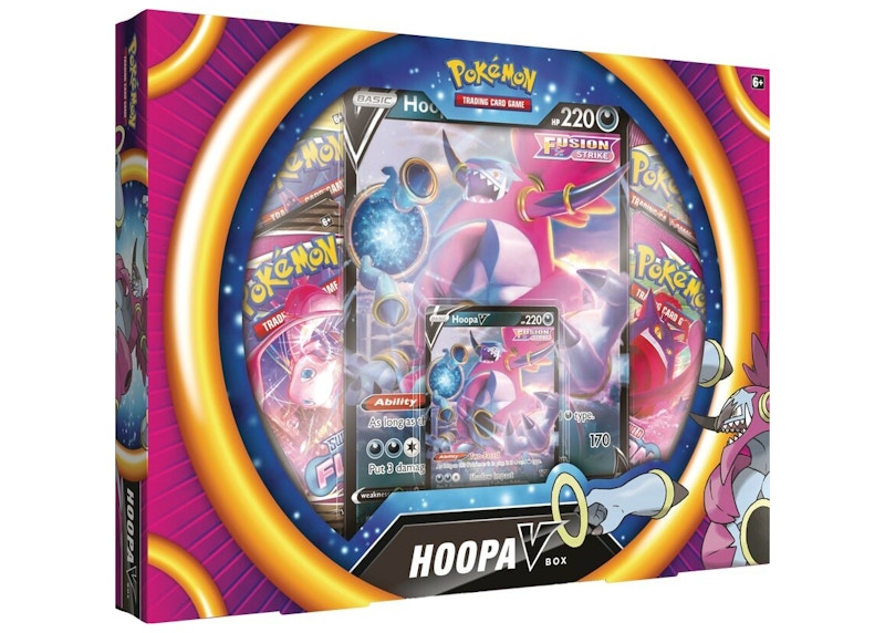 Pokémon TCG Sword & Shield Fusion Strike Hoopa V Collection Box