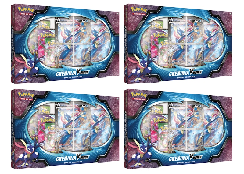 Pokémon TCG Sword & Shield Greninja V-UNION Special Collection Box 4x Lot