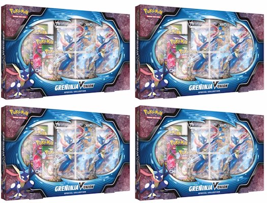 Pokémon TCG Sword & Shield Greninja V-UNION Special Collection Box 4x Lot Buy Pokémon TCG Sword & Shield Greninja V-UNION Special Collection Box 4x Lot