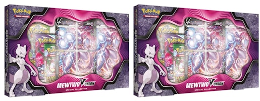 Pokémon TCG Sword & Shield Mewtwo V-UNION Special Collection Box 2x Lot Pokémon TCG Sword & Shield Mewtwo V-UNION Special Collection Box 2x Lot